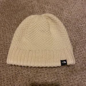 NORTHFACE ~ Cream Purrl Stitch Beanie